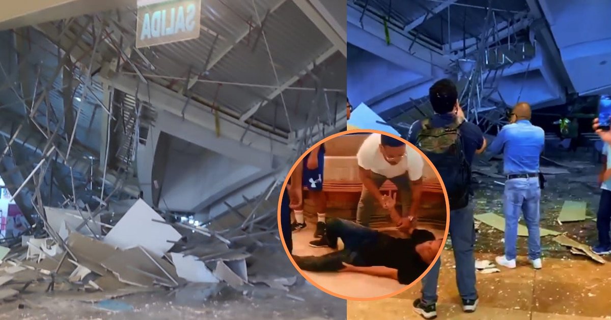 Pánico en Real Plaza Trujillo por caída de techo del patio de comidas: hay heridos y no se descartan personas atrapadas
