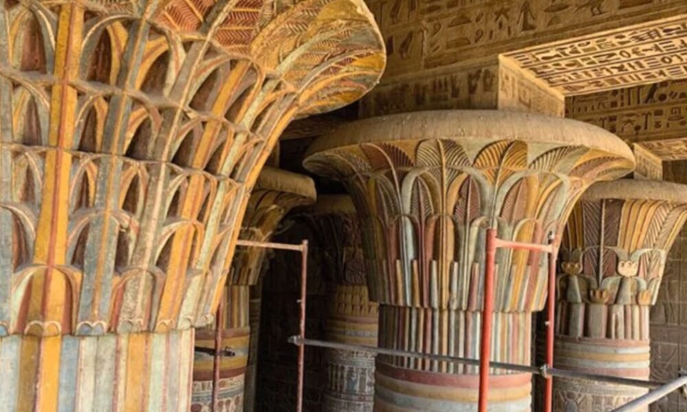 Sorprendente hallazgo en Egipto: restauran un templo y encuentran un antiguo mito de la creación