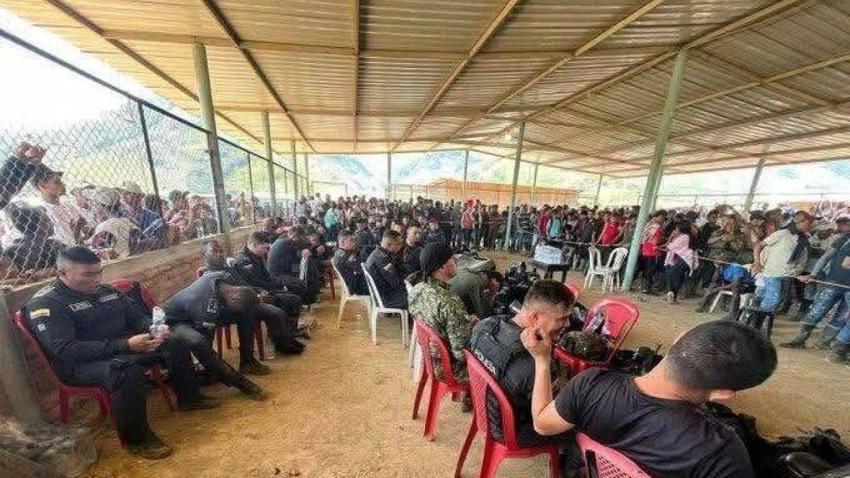 LOS 29 UNIFORMADOS LIBERADOS EN EL PLETADO SERÁN ENVRADOS A POPAYÁN