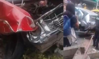 Vehículo se quedó sen frenos