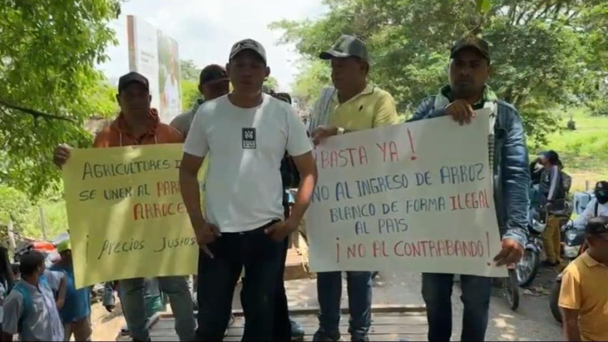Arroceros de Sucre Protestan Por la Quiebra en la que se Encuentran ante la Pérdida de 30 mil hectáras