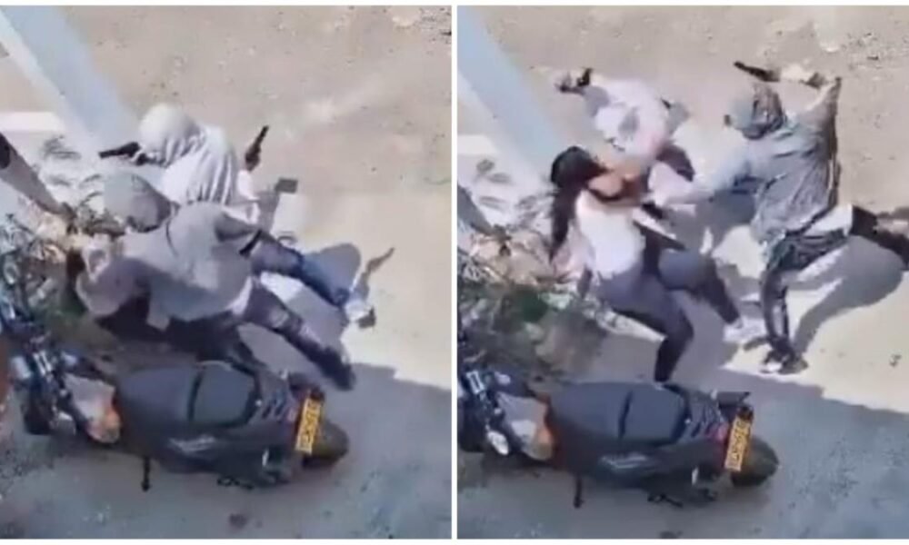 Habró la Mujer que Enfentó A Dos Delincuentes Armados que Quisieron Hiegarle Su Moto en Cúcuta
