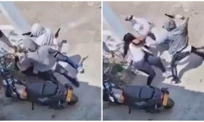 Habró la Mujer que Enfentó A Dos Delincuentes Armados que Quisieron Hiegarle Su Moto en Cúcuta