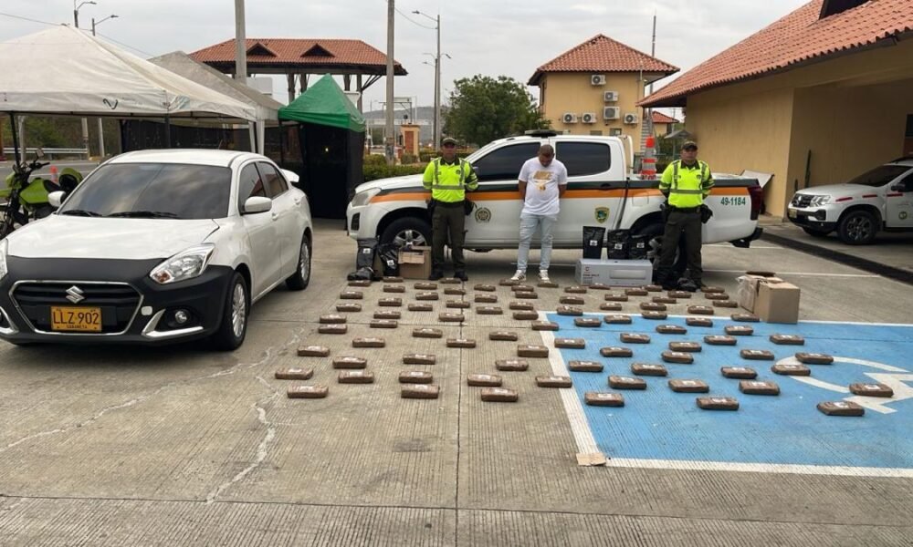 Incautacia de Marihuana en la Vía A Cartagena