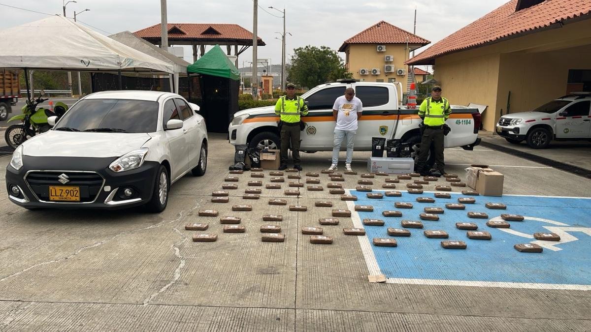 Incautacia de Marihuana en la Vía A Cartagena