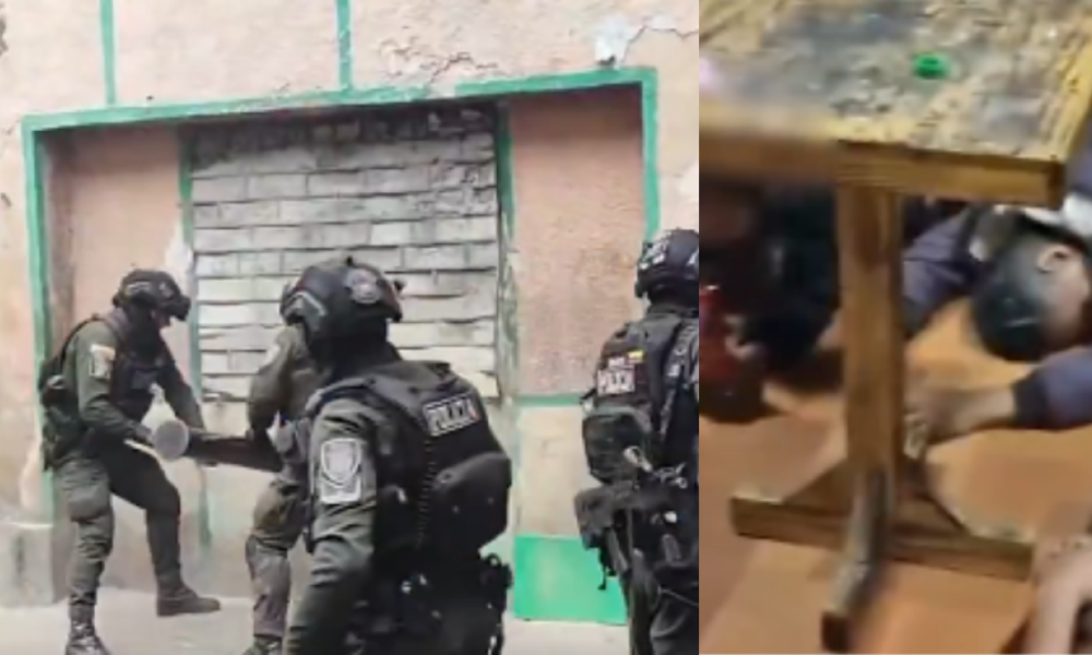 Las Descónocidas Casas Con Puertas Blindas que Allanó la Policía en el Centro de Bogutá: ESTO ENCONTRARON