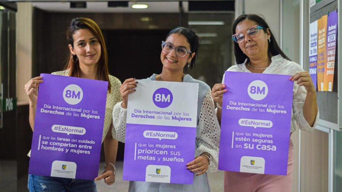 'Es Normal' la Campaña de la Secretaría de Las Mujeres de Antioquia por el 8M Generó Versiones Encontradas