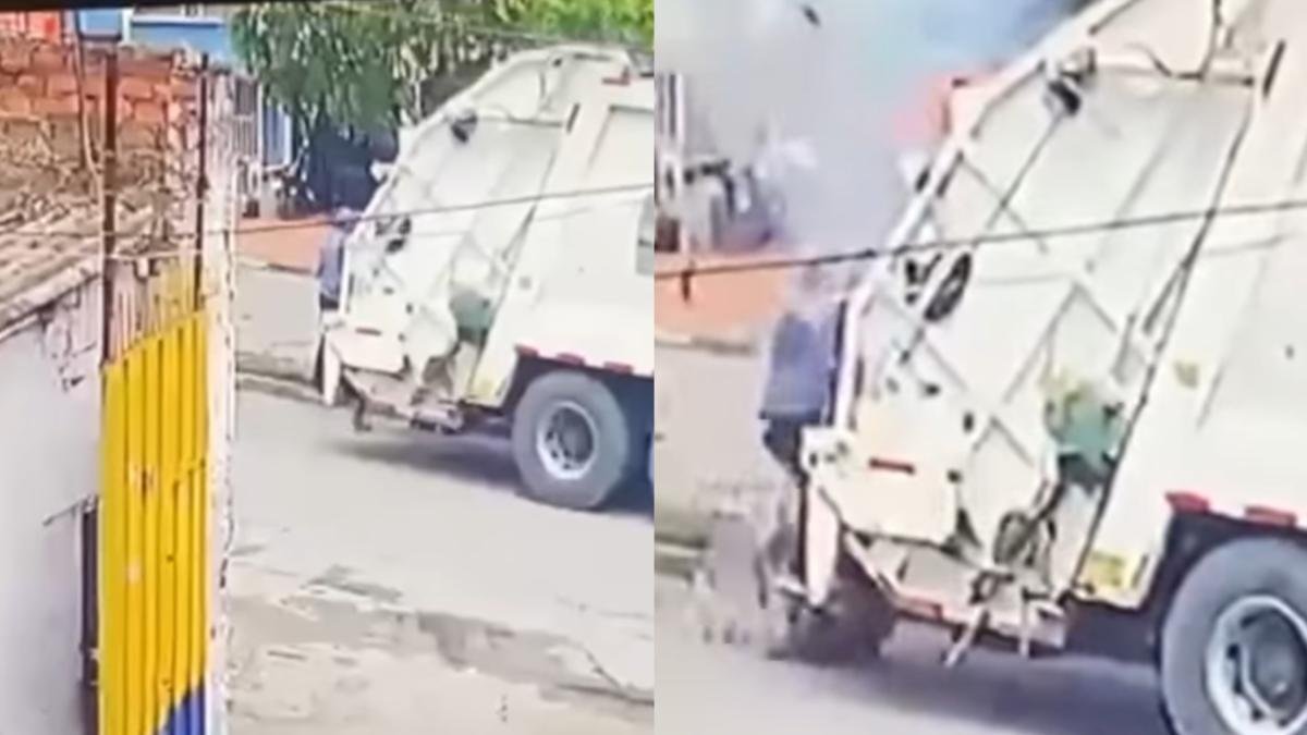 Recolector de Basura en Boyacá Resultó Herido Luego de Que una Bolsa le 'Explotara' en el Rostro