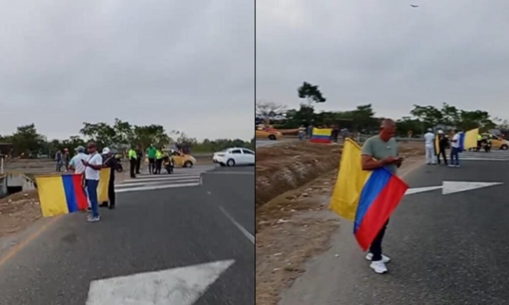 Bloqueo en Vía Oriental por Peaje de Sabanagrande