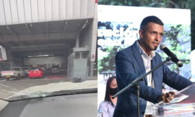 Exalcalde de Envigado Fue Víctima de un Ataque Con Piedra Mientras se Movilizaba por la avenida regional