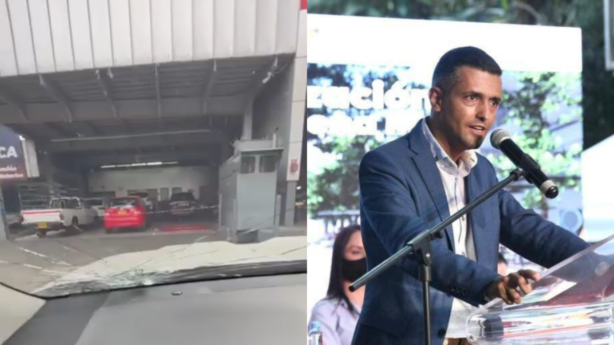 Exalcalde de Envigado Fue Víctima de un Ataque Con Piedra Mientras se Movilizaba por la avenida regional