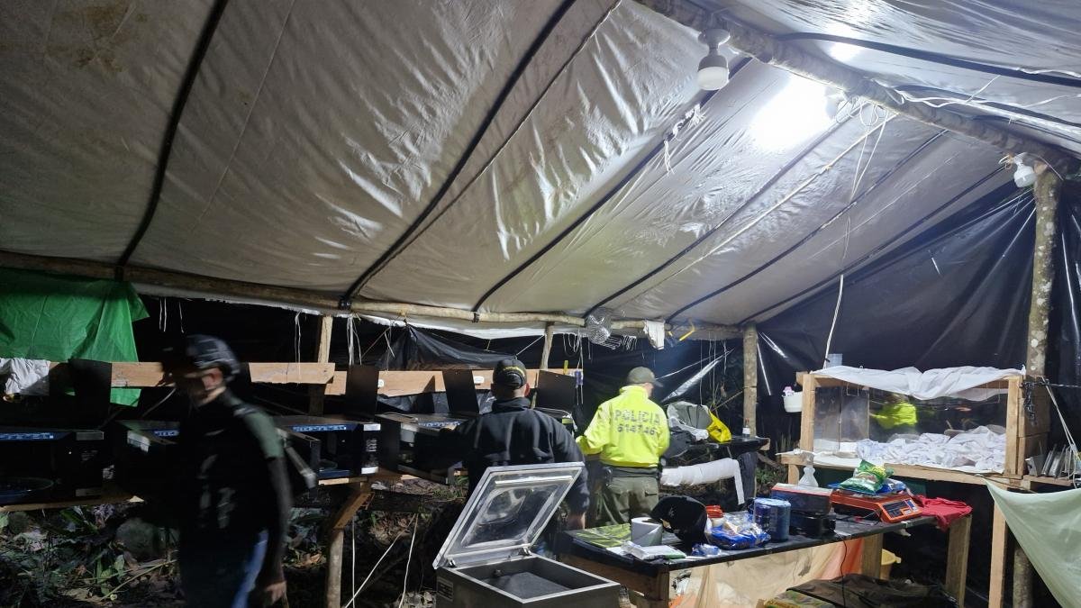 Desmantelan Grande Laboratorio de Cocaína en Santander que Sería del Clan del Golfo