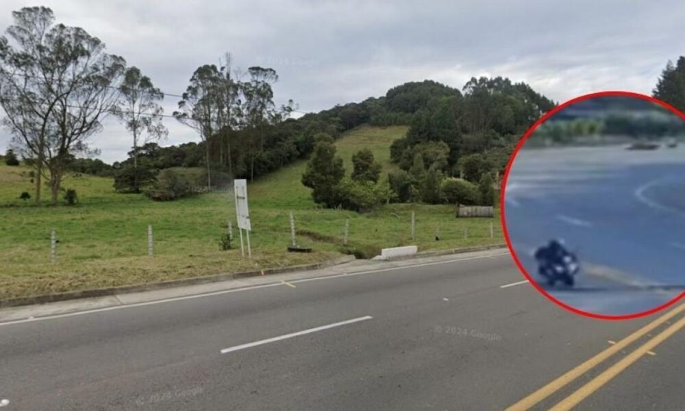 Video Captó el Momento exacto Cuando un Ciclista Murioón Arrollado Por Moto en Vía Bogotá