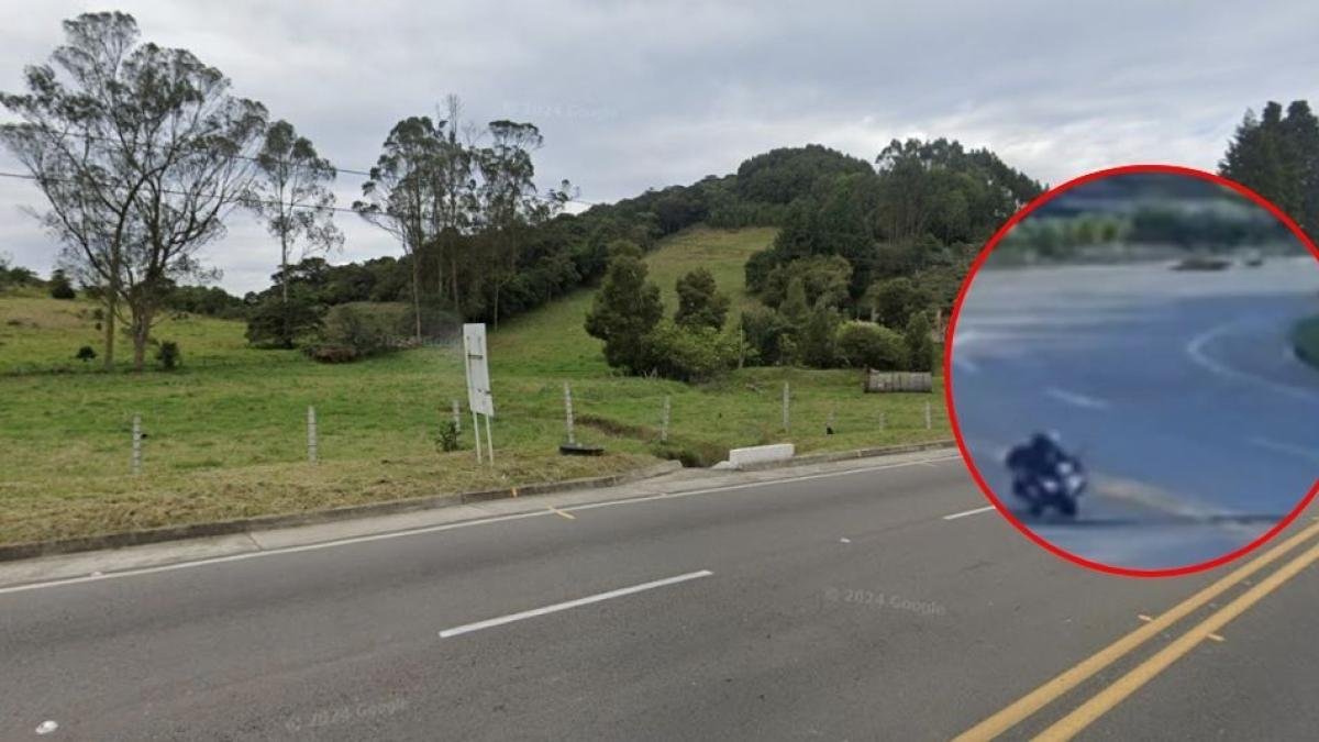 Video Captó el Momento exacto Cuando un Ciclista Murioón Arrollado Por Moto en Vía Bogotá