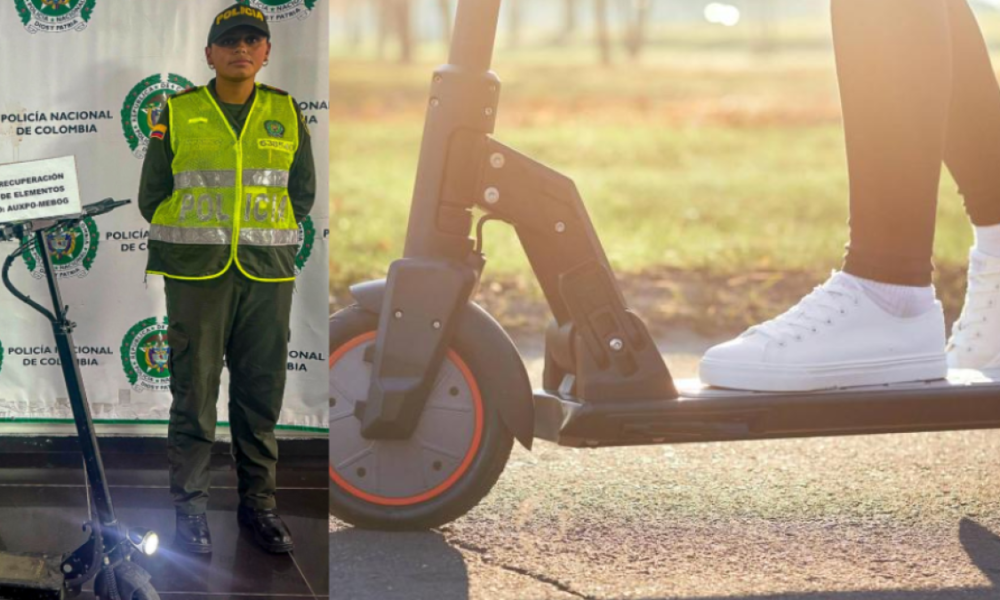 RECUPERARON PATINETA QUE ROBARON SOBRE PUENTE DE BOGOTÁN: Encontrario de Lograron al Dueño