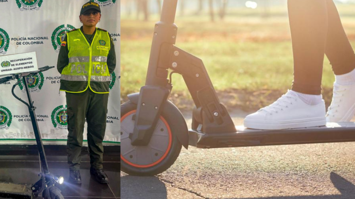 RECUPERARON PATINETA QUE ROBARON SOBRE PUENTE DE BOGOTÁN: Encontrario de Lograron al Dueño