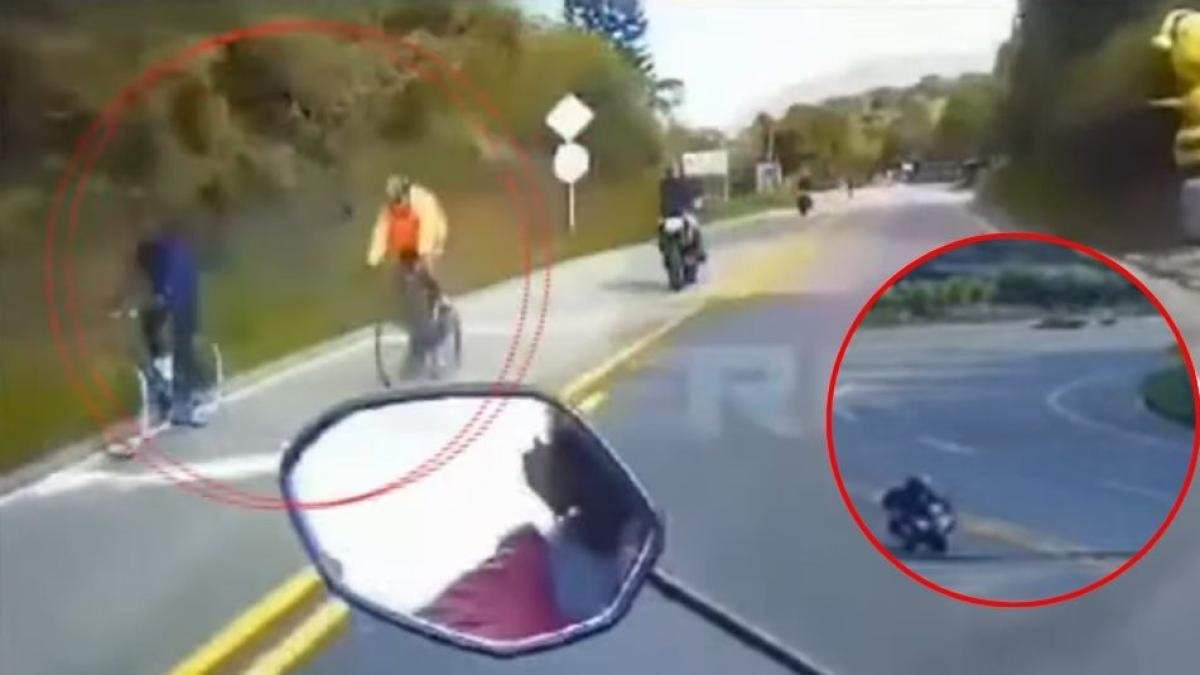 Apareció Uno de los Motociclistas implicados en muerte de ciclista embestido en la vía bogotá