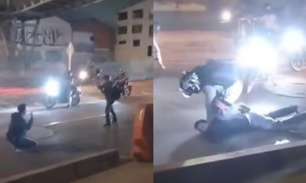 Hombre Capturó y Redujo A Uno de Los Delincuentes para recuperar su moto