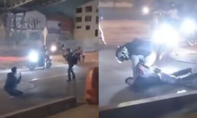 Hombre Capturó y Redujo A Uno de Los Delincuentes para recuperar su moto