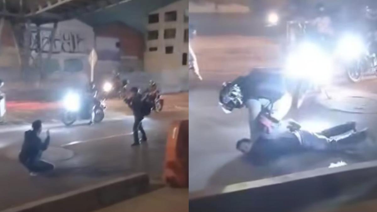 Hombre Capturó y Redujo A Uno de Los Delincuentes para recuperar su moto