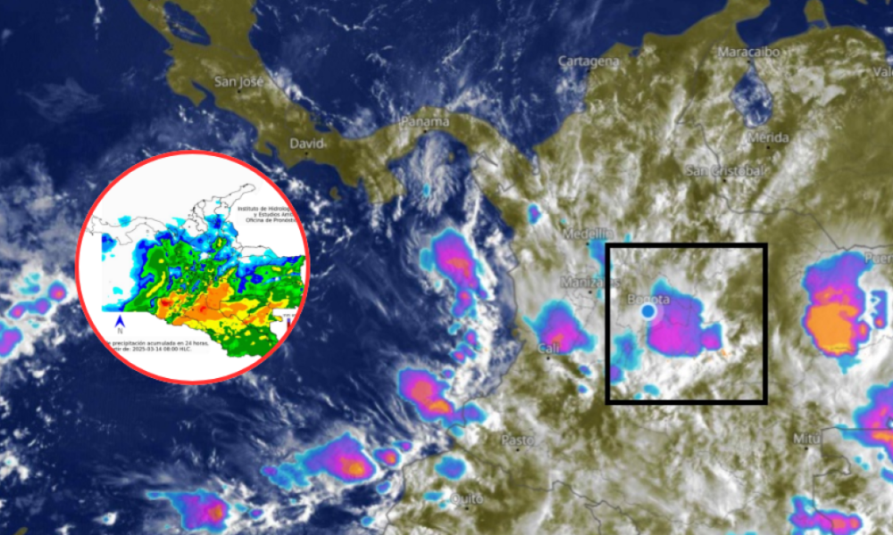 Max Henríquez Revela Días de las Peores Tormentas Eléctricas en Bogotá; Este Viernes 14 de Marzo es Uno de Ellos