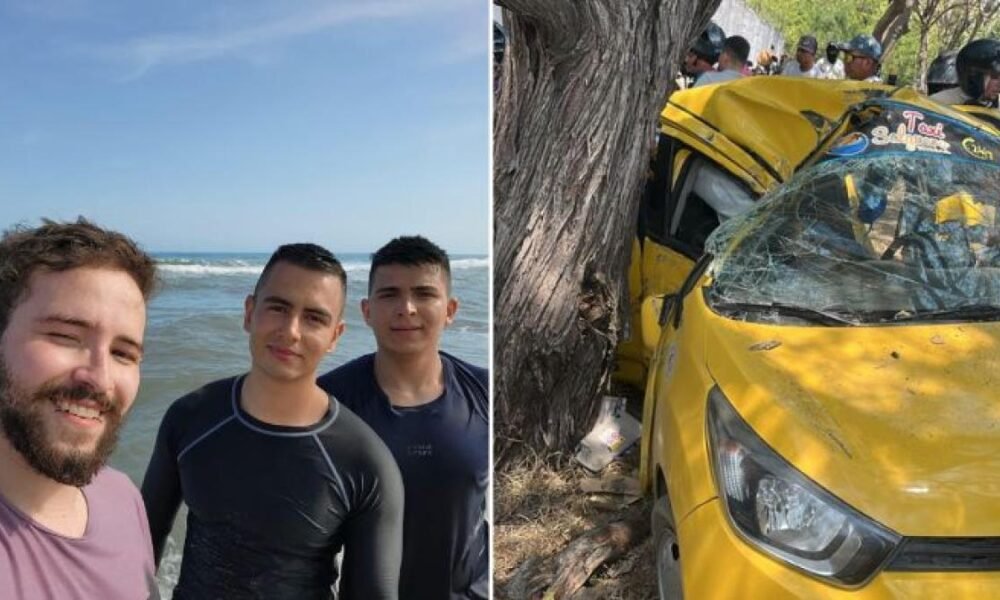 Turistas de Manizales sufren accidente en un taxi