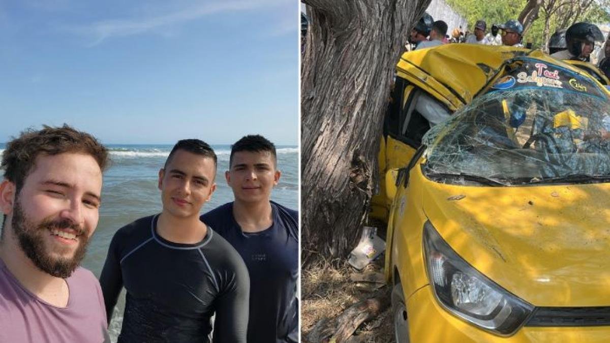 Turistas de Manizales sufren accidente en un taxi