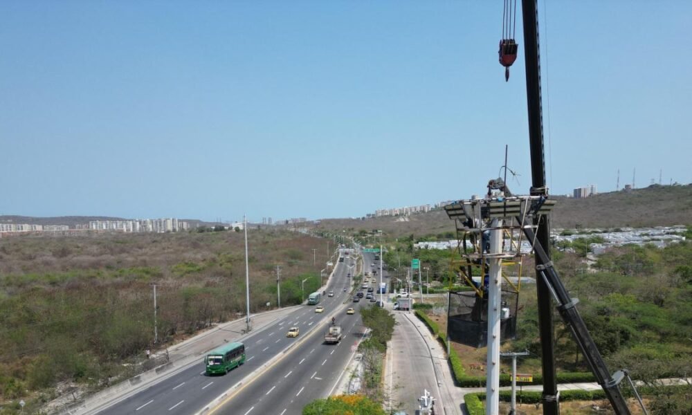 recuperación de alumbrado público en caribe verde y circunvalar