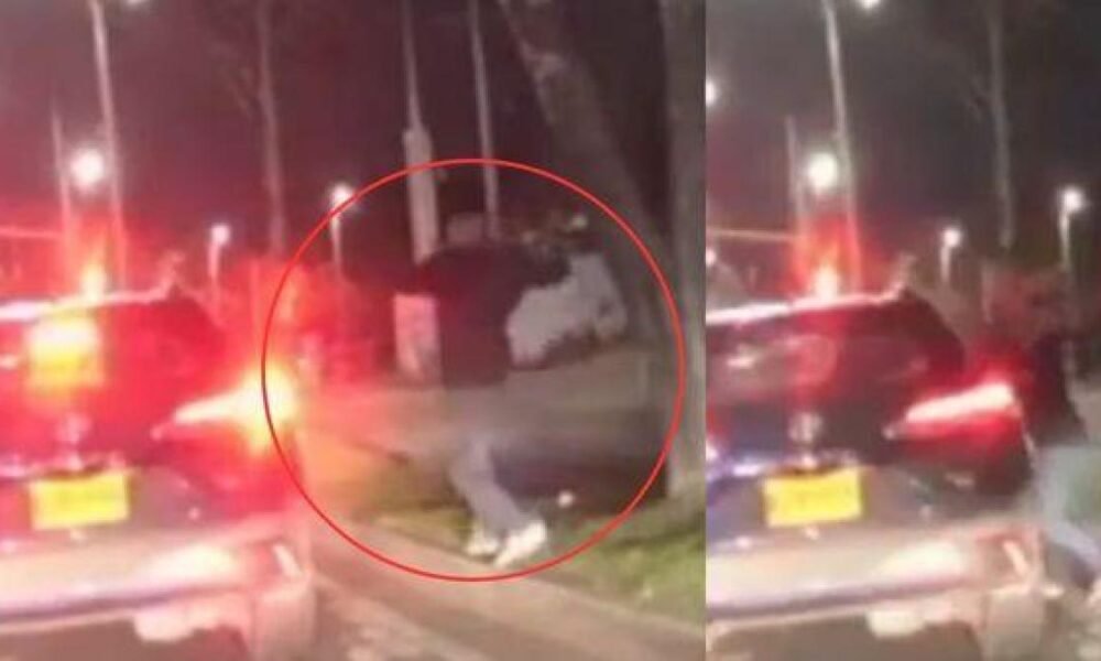 Hombre Rompió El Vidrio de Un Carro Para Robo Al Conductor en Bogotá