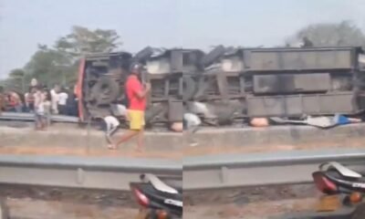 Video de accidente de tránsito en el barrio la lucha