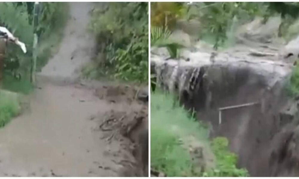 Lluvias Causaron El Cierre Total de la Vía a la Línea: Hay Derrumbes y Desbordamientos de Quebradas