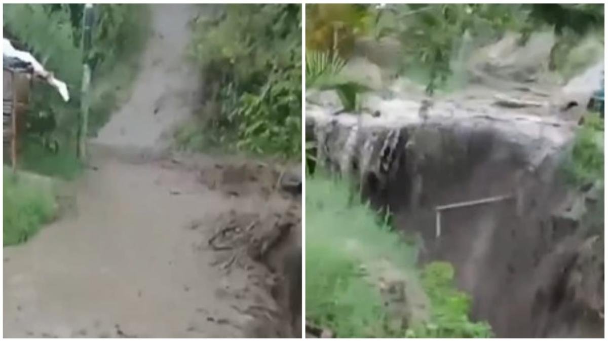 Lluvias Causaron El Cierre Total de la Vía a la Línea: Hay Derrumbes y Desbordamientos de Quebradas