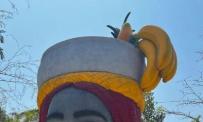 Con una escultura gigante en el centro histórico, Cartagena rinde homenaje a las palenqueras