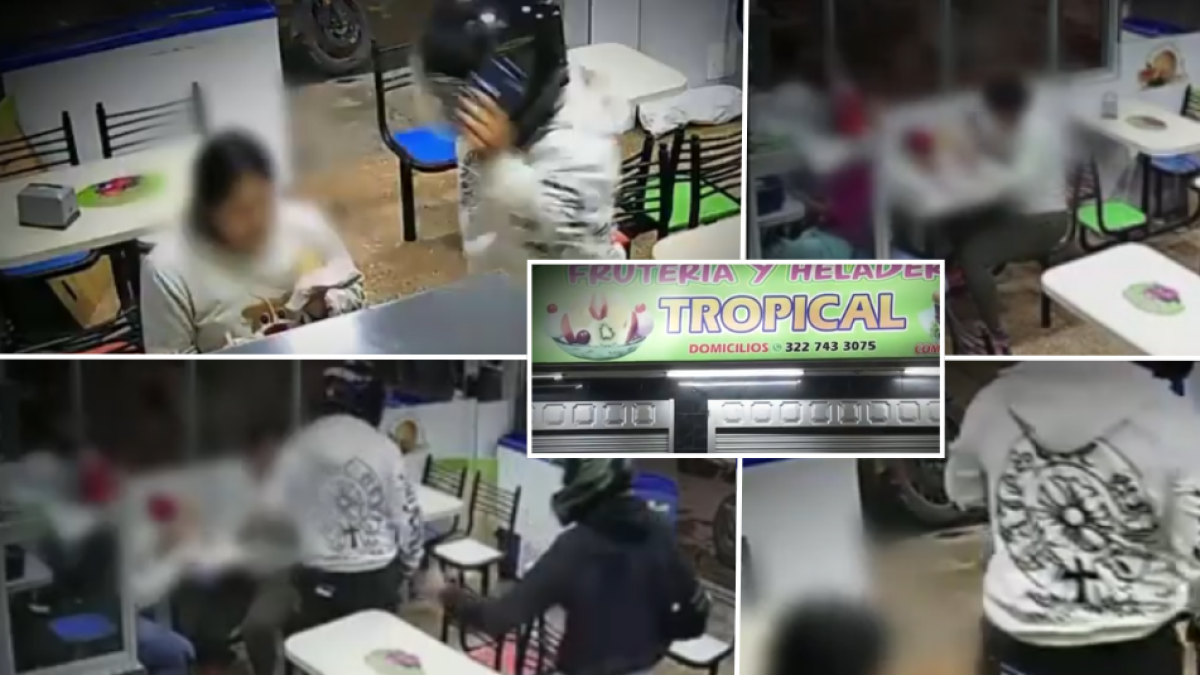 Momentos de Pánico en una frutería al sur de bogotá: ladrones amenázaron un cliente y dispararon al dueño