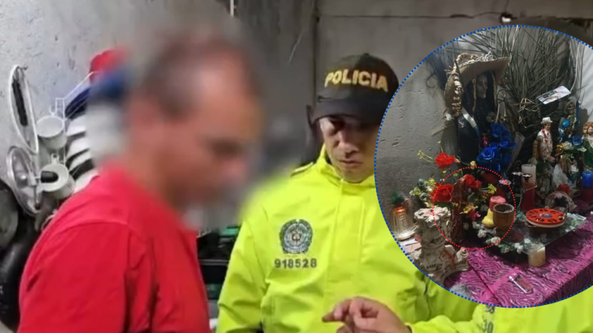 Hallan Santería Durante la Captura de 'Chirivico', el principal responsable de reclutamiento de 14 Niños del Cauca