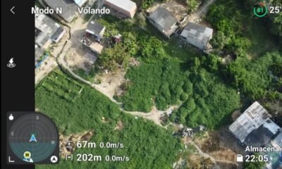 Con Drones y Caninos Antinarcótica, Policía Allanó 10 Gastos de Micro