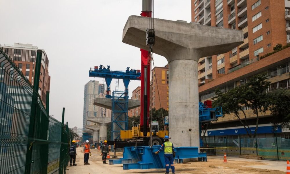 Primera Viga Lanzadora del Metro Llegó a la Avenida Caracas, La Zona Más Compleja para Obras en Bogotá