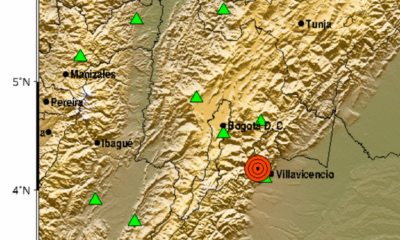 Temblor Hoy 19 de Marzo en Colombia