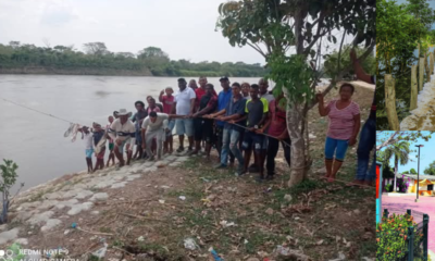 Tensión en Santa Lucía, Atlánnico, por construcción de Muro de Contención en el Canal del Dique