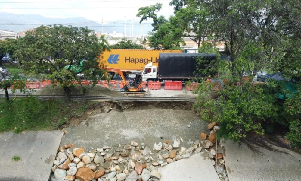 Adelantan Obras de Mitigación en el Río Medellín para evitar