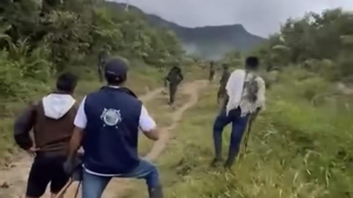CERCA DE 400 FAMILIAS INDÍFENAS DESPLAZADAS HAN DEJADO LOS COMBATES EN RICAURTE, NARIRO