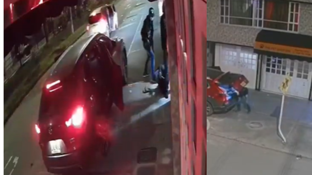 Delincuentes Dieron brutal Golpiza A Un Hombre Delante de Su Pequeña Hja en Bogotá: Hurtaron Su Camioneta