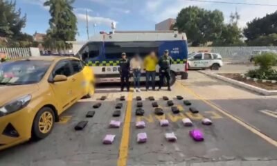 CAPTURAN A DOS PERSONAS CON MÁS DE 26.000 DOSIS DE MARIHUANA EN UN TACATO EN BOGOTÁ