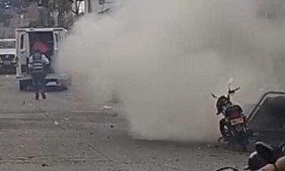 Atentión: Moto Bomba en El Norte del Cauca; Cámaras de Seguridad Captaron El Momento de la Explosión