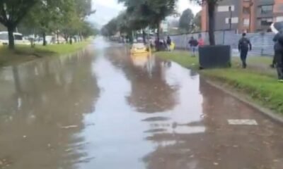 FUERTES LLUVIAS DEJAN INUNDACONES EN DIFERENTES SECTORES DE BOGOTÁ ESTE MIÉRCOLS: VIDEOS