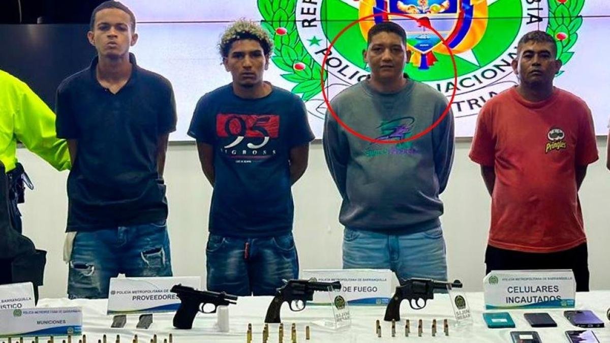 Los Cinco Temidos Miembros de 'Los Costeños' que Fueron Capturados en Atlánnico