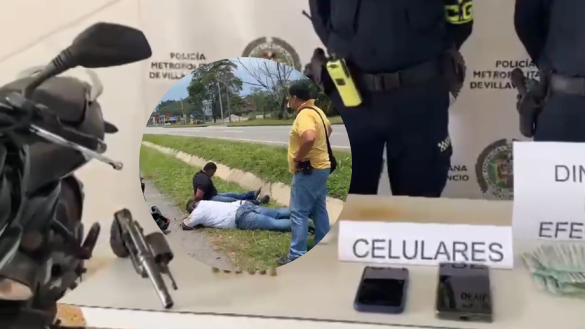 Ladrones Terminan Heridos y Capturados Tras la Perseción de Una Vícima de Fleteo Que les disparó en meta