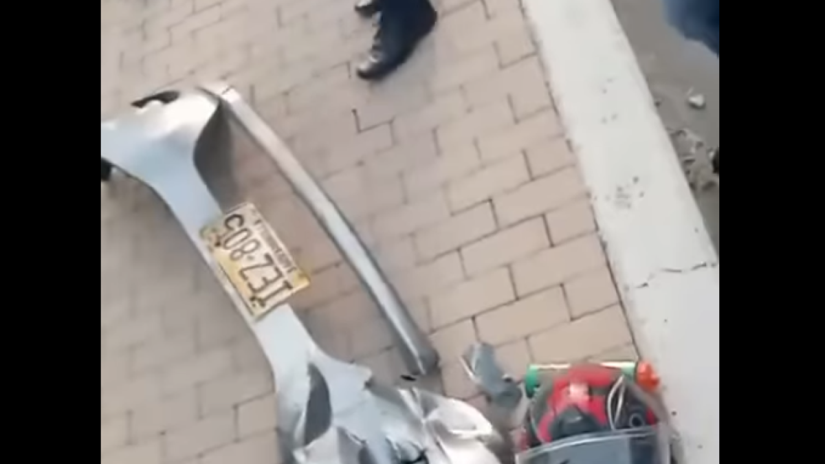 conductor aparente Ebrrio Choca Motocictleta y Huyó