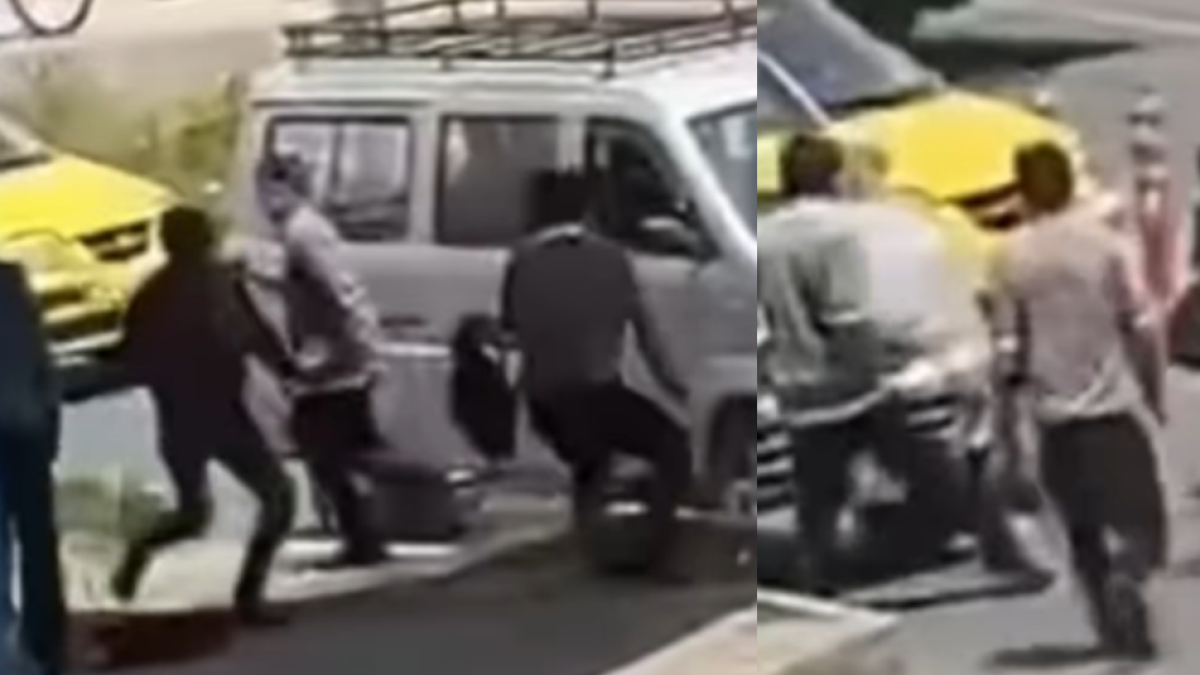 Video | Tres Estudiantes de Colegio se Enfurtaron A Golpes Con Un conductor en el Municipio de Mosquera