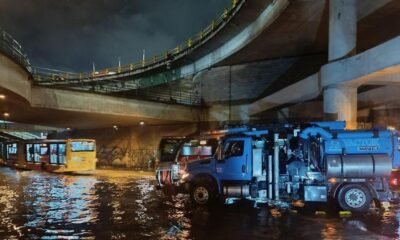Inundaciones en el Centro de la Ciudad Movilizan un equipos de emergencia